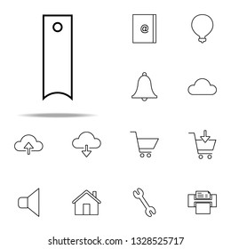 bookmark icon. Web icons universal set for web and mobile