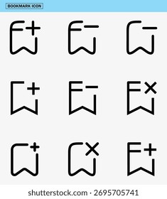 Lesezeichen-Symbol für verheiratete oder mobile Apps.