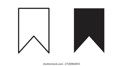 Iconos de marcador de color negro en varios estilos
