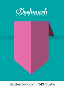 Bookmark icons graphic design, vector illustration eps10
