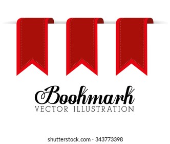 Bookmark icons graphic design, vector illustration eps10