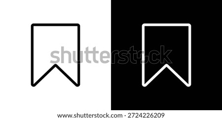 Bookmark icons graphic design vector symbols. icon Eps10.