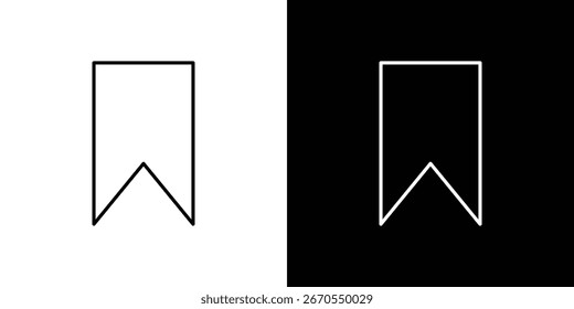 Lesezeichen-Symbole. Vektorsymbolillustrationen.