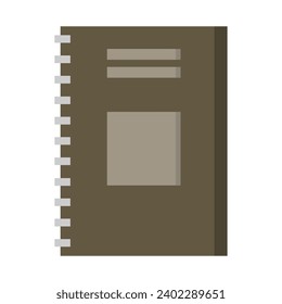Bookmark illustrated on white background