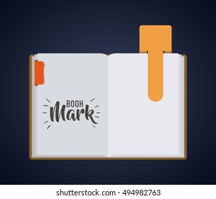 Bookmark label tag and book design 