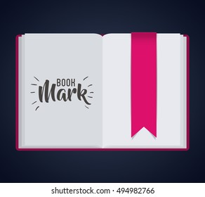 Bookmark label tag and book design 