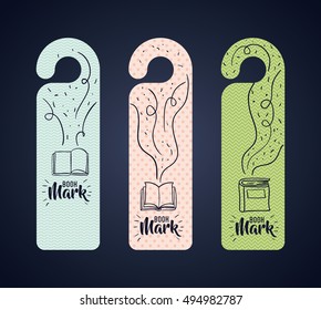 Bookmark label tag design 
