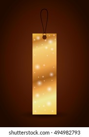 Bookmark label tag design 