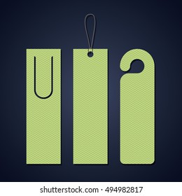 Bookmark label tag design 
