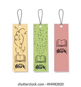 Bookmark label tag design 