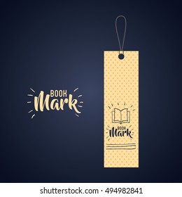 Bookmark label tag design 