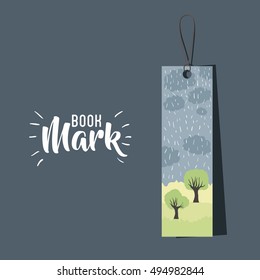 Bookmark label tag design 