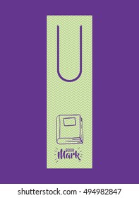 Bookmark label tag design 