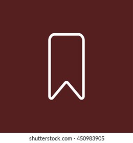 bookmark line icon