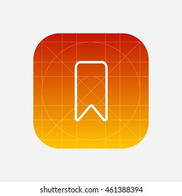 bookmark line icon
