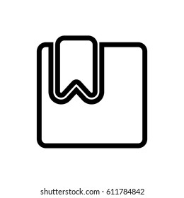 Bookmark line icon