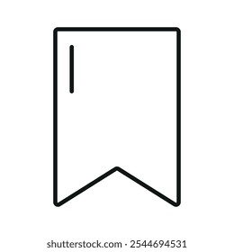Bookmark line icon editable stroke vector symbol