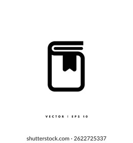 Bookmark Line Icon. Editable Stroke