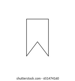 Bookmark line icon. Icons for web or mobile interfaces