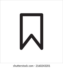 Bookmark line icon. linear style sign for mobile concept and web design. Bookmark outline vector icon. Symbol, logo illustration. Pixel perfect vector graphics