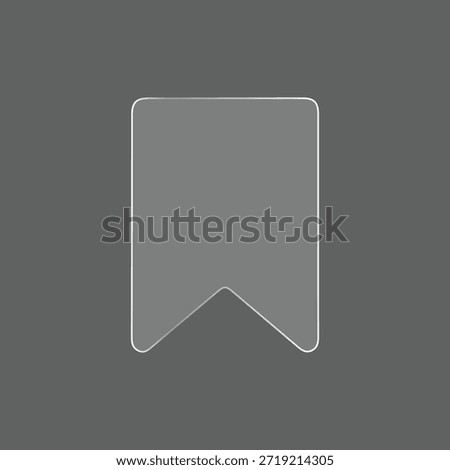 Bookmark Line Icon – Save, Favorite, and Reading Marker Symbol