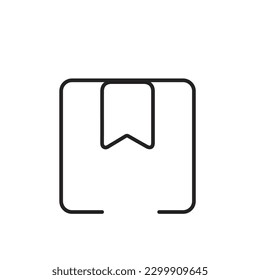 Bookmark line Icons. Granite Series. Simple glyph style icons in 4 versions