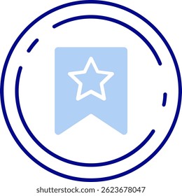 Diseño de icono de Vector de línea de marcador
