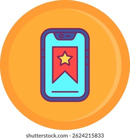Bookmark Line vector Icon Design