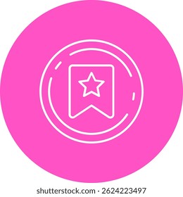 Design de ícone de vetor de linha de indicador