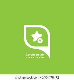 bookmark logo and map pin. bookmark logo concept. 