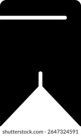 Bookmark Modern Black Icon Design