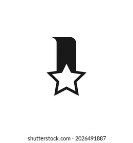 bookmark new black icon isolated white background 
