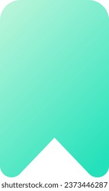 Bookmark pixel perfect flat gradient two-color ui icon. Chosen content tag. Webpage element. Simple filled pictogram. GUI, UX design for mobile application. Vector isolated RGB illustration