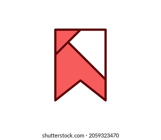 Icono de línea premium de marcador. Pictograma sencillo de alta calidad. Iconos modernos de estilo de contorno. Ilustración vectorial de trazo sobre un fondo blanco. 