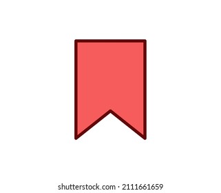 Bookmark premium line icon. Simple high quality pictogram. Modern outline style icons. Stroke vector illustration on a white background. 