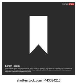Bookmark ribbon icon
