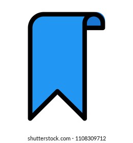 Bookmark Ribbon Isolated