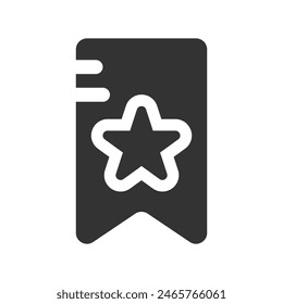 Bookmark save Icon, Vector Graphics