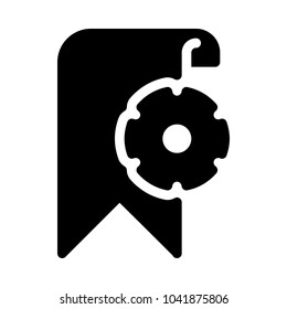 Bookmark Settings Symbol