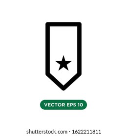 bookmark sign icon vector concept design template