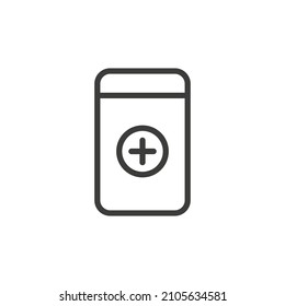 Bookmark sign with white background