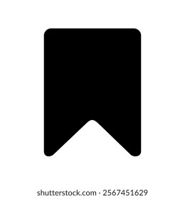 Bookmark silhouette icon. Vector image