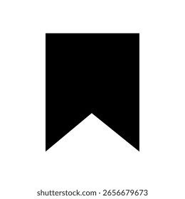 Bookmark silhouette icon. Vector image