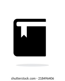 bookmark simple icon on white background. Vector illustration.