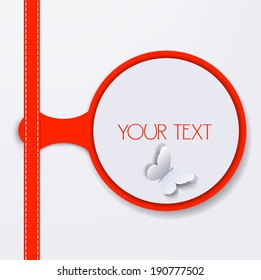 Bookmark, sticker, label, tag .Vector  illustration 