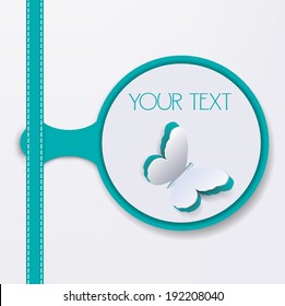 Bookmark, sticker, label, tag .Vector  illustration 