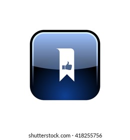 Bookmark symbol vector illustration