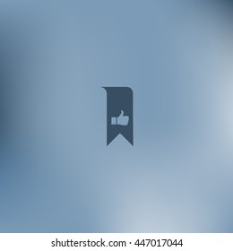 Bookmark symbol vector illustration