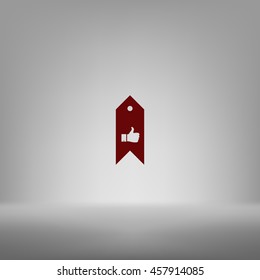 Bookmark symbol vector illustration