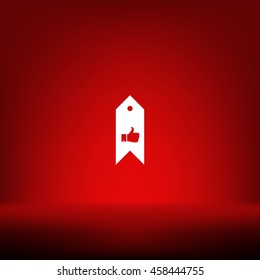 Bookmark symbol vector illustration